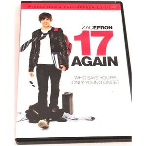 17 Again DVD – Comedy Drama Movie 2009 Zac Efron Matthew Perry High School